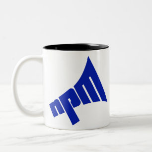 NPM-Logo Zweifarbige Tasse