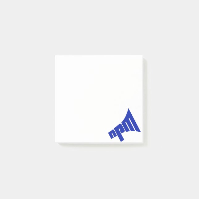 NPM-Nachhinweise Post-it Klebezettel (Vorderseite)