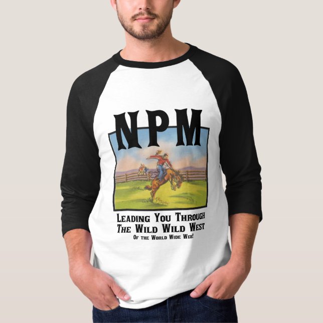 NPM Wild West Raglan T - Shirt (Vorderseite)