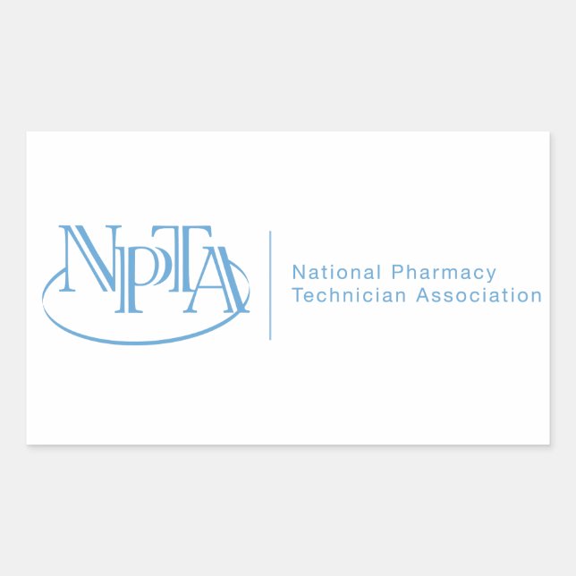 NPTA-Aufkleber Rechteckiger Aufkleber (Vorderseite)