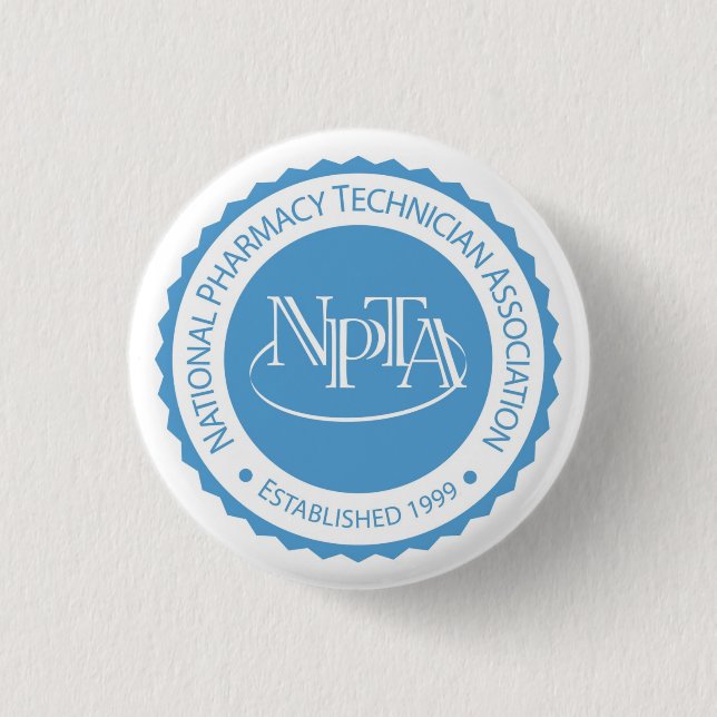 NPTA Siegel-Knopf Button (Vorderseite)