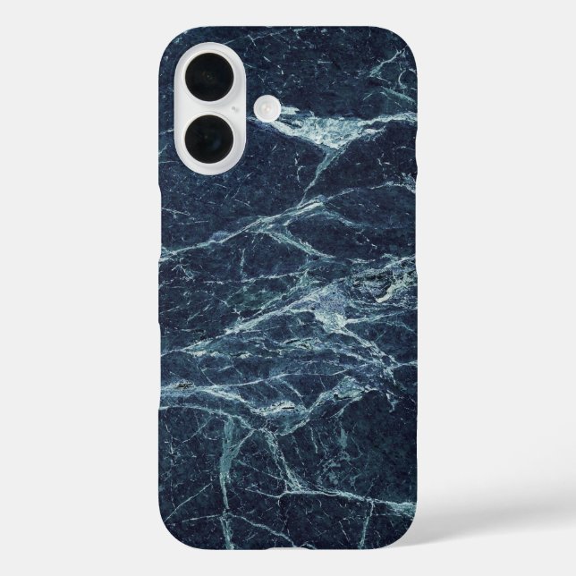 Nr. 100 Marmor iPhone 16 Hülle (Rückseite)