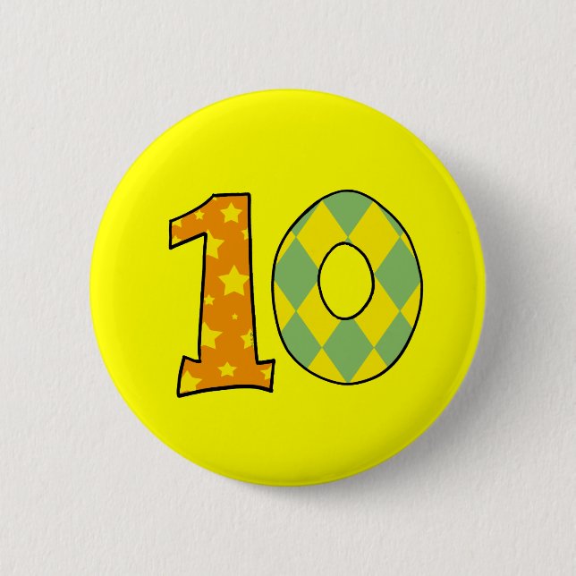 Nr. 10 button (Vorderseite)