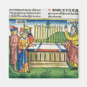 Nr. 17 1-11 Aarons Personal blüht auf dem Altar, Magnet