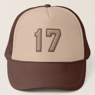 Nr. 17 mit coolem Baseball-Stich-Blick Truckerkappe