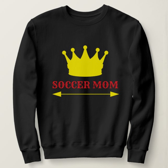 Nr. 1 Fußballmutter Sweatshirt (Design vorne)