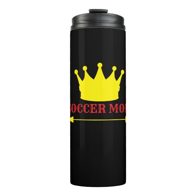 Nr. 1 Fußballmutter Thermosbecher (Vorderseite)