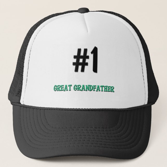 Nr. 1 groß - Großvater Truckerkappe (Vorderseite)