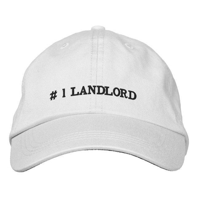 Nr. 1 LANDLORD GAP Bestickte Baseballkappe (Vorderseite)