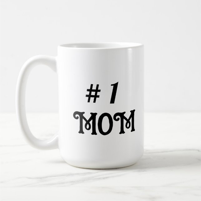 Nr. 1 Mama Muttertagsgeschenk Kaffeetasse (Links)