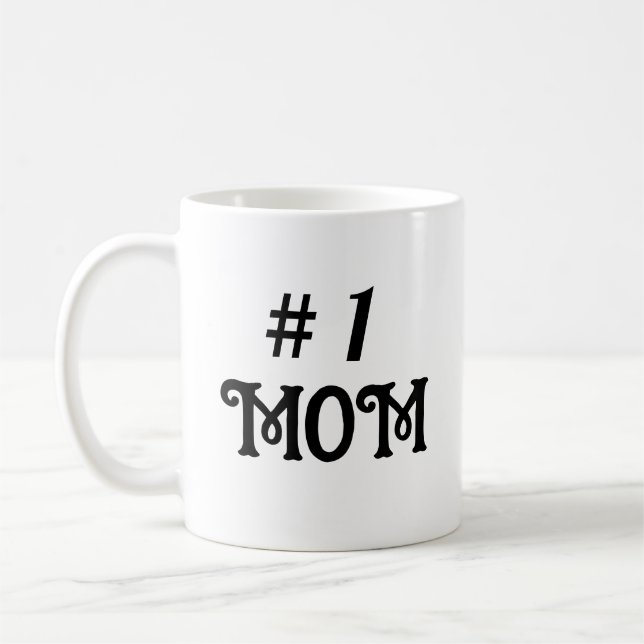 Nr. 1 Mama Muttertagsgeschenk Kaffeetasse (Links)