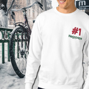 Nr. 1 Nagypapa-Shirt Besticktes Sweatshirt