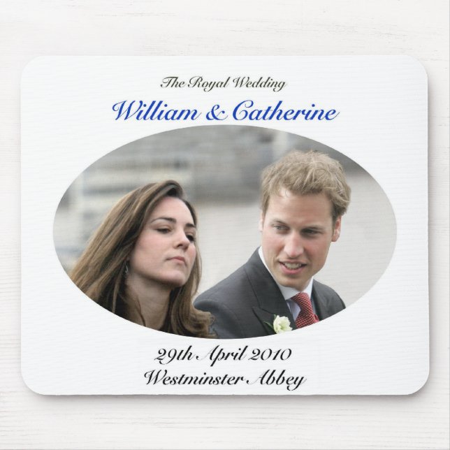 Nr. 1 The Royal Wedding William & Catherine Mousepad (Vorne)
