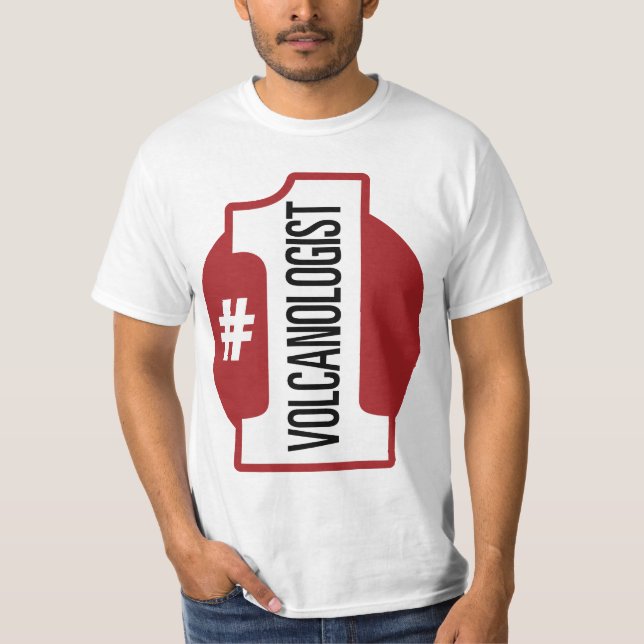 Nr.1 Volcanologist T-Shirt (Vorderseite)