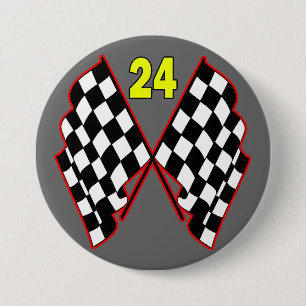 Nr. 24 und Zielflaggen Button