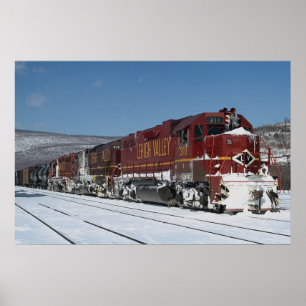 Nr. 311 Lehigh Tal-EMD führt Fracht, Lehighton Poster
