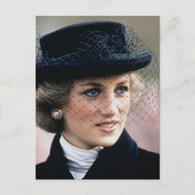 Nr.44 Princess Diana France 1988 Postkarte (Vorderseite)