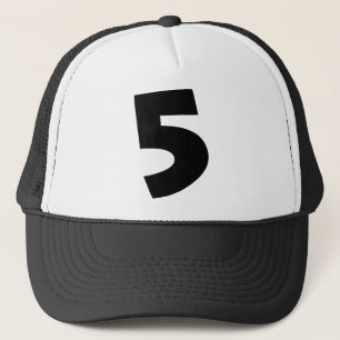 Nr. "5" truckerkappe