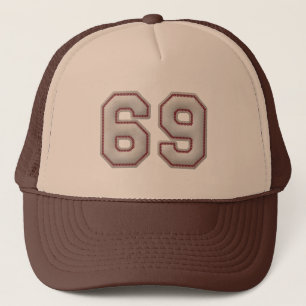 Nr. 69 mit coolem Baseball-Stich-Blick Truckerkappe