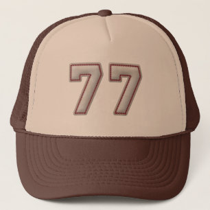 Nr. 77 mit coolem Baseball-Stich-Blick Truckerkappe