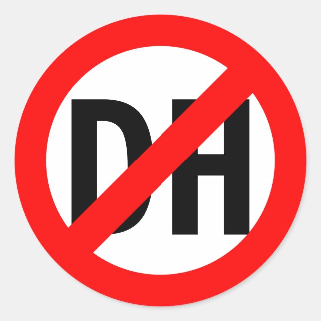 Nr. DH Runder Aufkleber (Vorderseite)