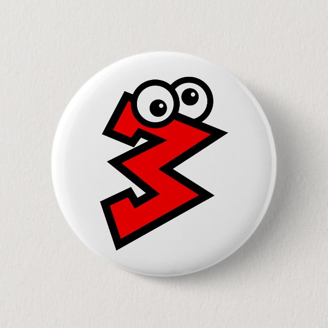 Nr. drei button (Vorderseite)