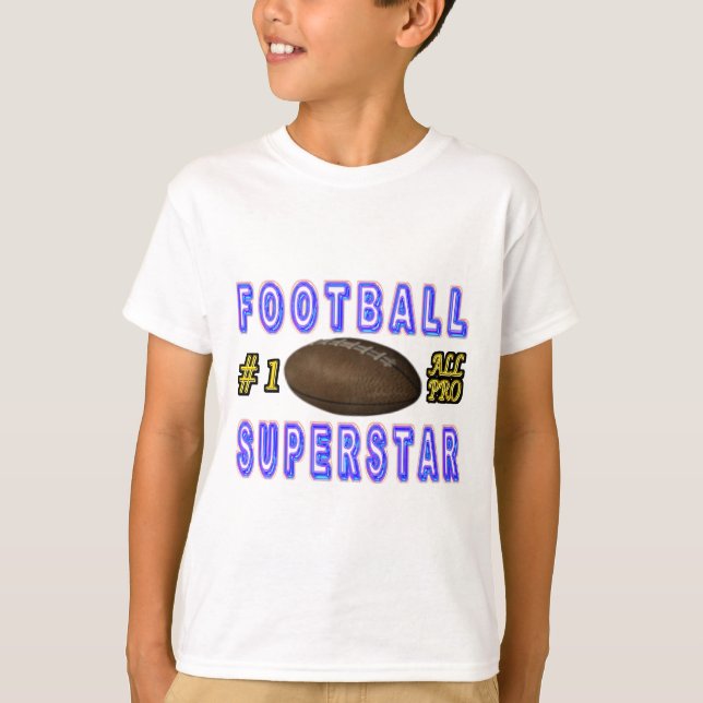 Nr. eine aller Profi-Fußball-Superstar T-Shirt (Vorderseite)