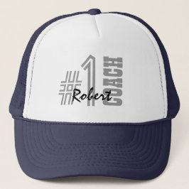 Nr. eine ZUG Schwarzweiss-A01 Truckerkappe