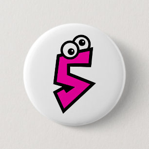 Nr. fünf button