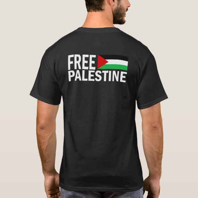 NR KAIZOD Free Palestina T - Shirt (Rückseite)