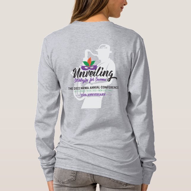 NRWA 2021 Conference T - Shirt, Women's Long Sleev T-Shirt (Rückseite)