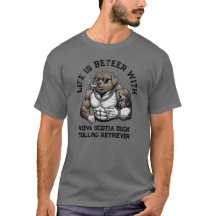 NSDR Hund, muskulös, tätowiert, Bodybuilder