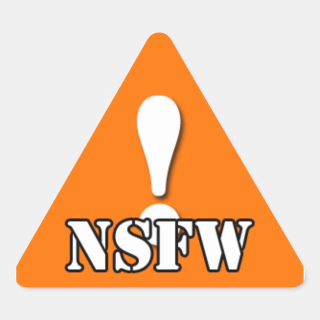 NSFW Aufkleber (Vorderseite)