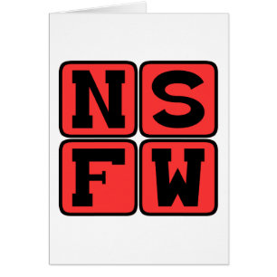 NSFW Internet-Slang Nicht Sicher Für Die Arbeit Lu