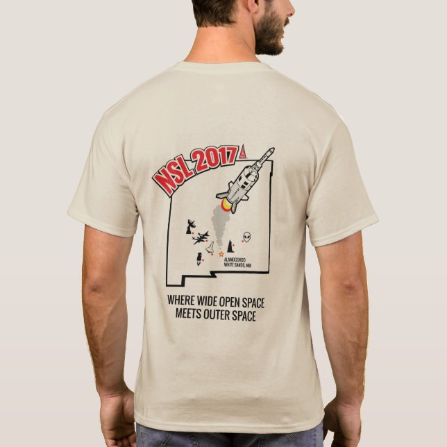 NSL 2017 der T - Shirt Männer (Rückseite)