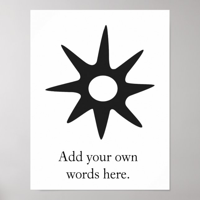 NSOROMMA | Symbol der Vormundschaft Poster (Vorne)