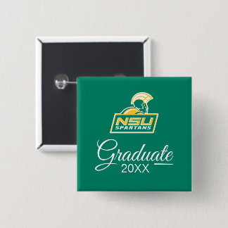 NSU Spartans Graduate Button