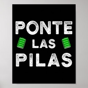 Nte Las Las Lustige spanische Redewendung Motivier Poster