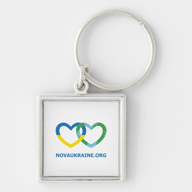 NU Hearts URL-Schlüsselanhänger Schlüsselanhänger (Vorne)