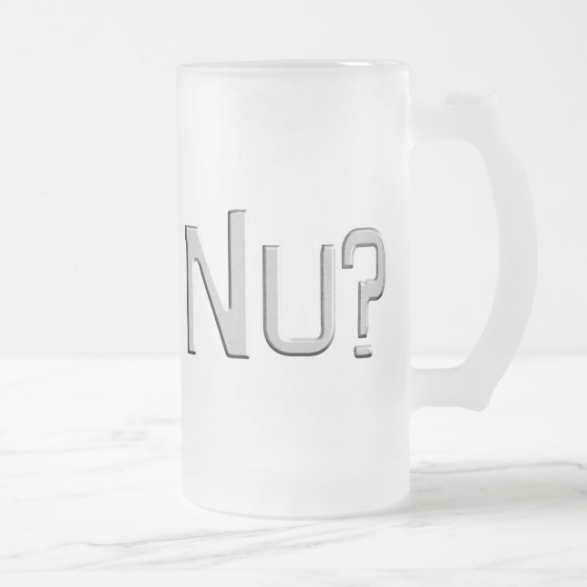 Nu Mattglas Bierglas (Rechts)