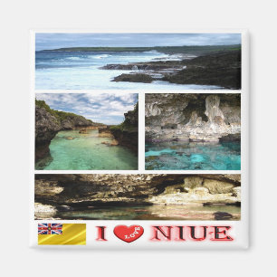 NU - Niue - I-Liebe Magnet