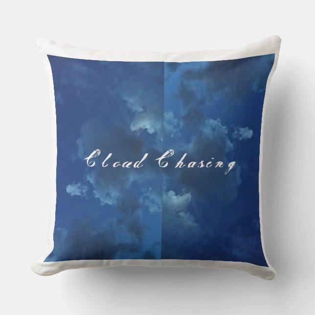 Nuage chassant le coussin d'accent (Recto)