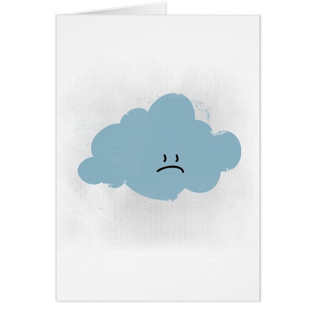 Nuage de pluie triste (Devant)