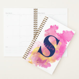 Nuage d'encre rose tendance, Blanc personnalisé, M