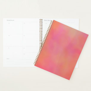 Nuage marbré rose et orange abstrait