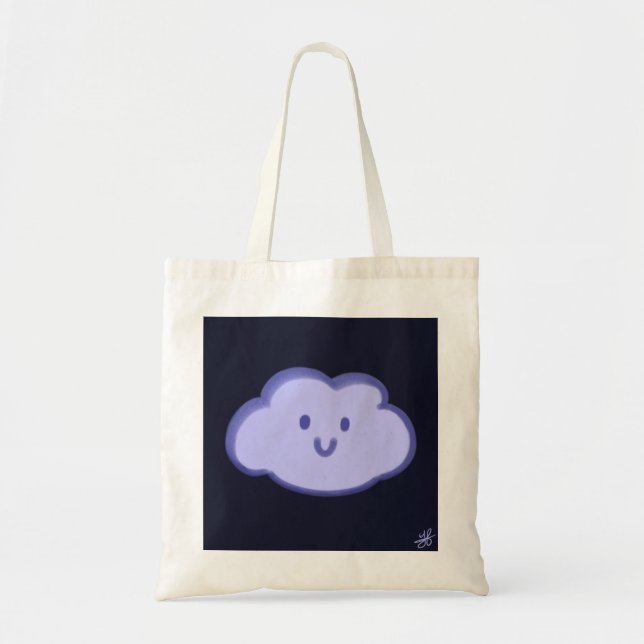 nuage souriant et sac vert (Devant)