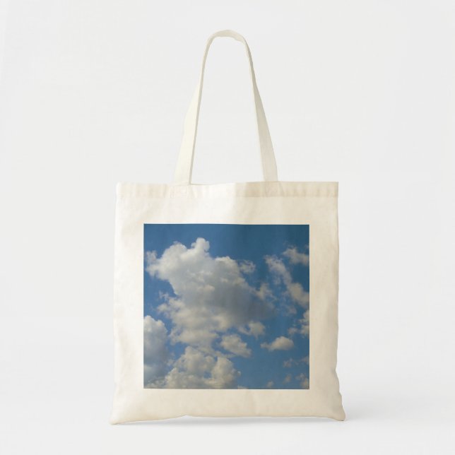 Nuages blancs/gris et Sac fourre-tout du ciel bleu (Devant)