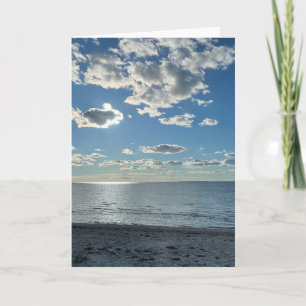 Nuages Ciel Bleu Nuageux Plage Vide