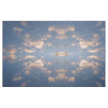 Nuages et tissu de photo de ciel bleu
