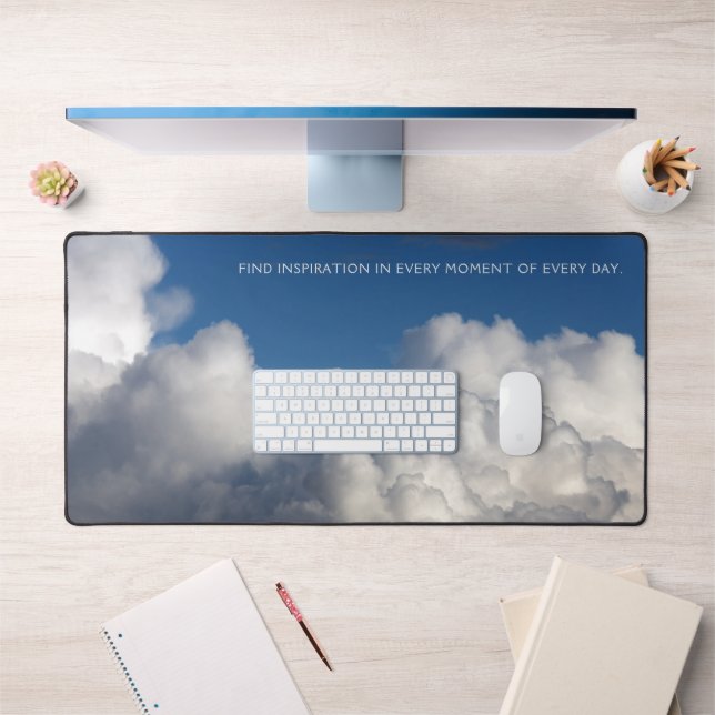Nuages fluides dans un ciel bleu d'hiver de Cerule (Bureau 1)